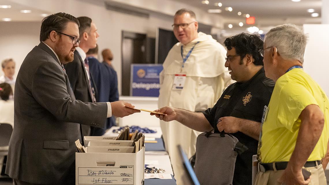 Receiving a registration packet