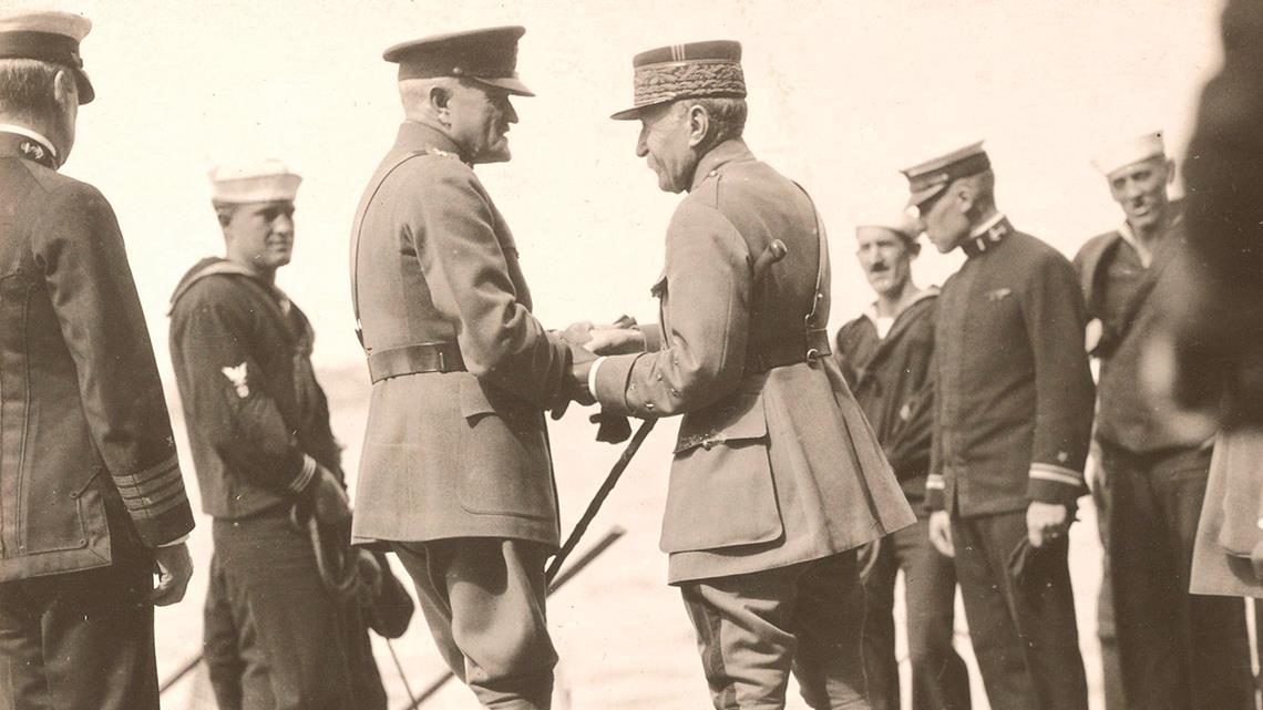 Marshal Ferdinand Foch and General John J. Pershing