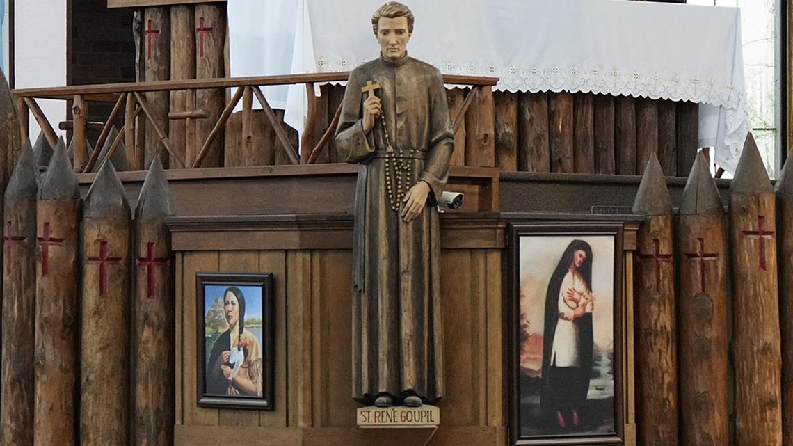 St. René Goupil and St. Kateri Tekakwitha