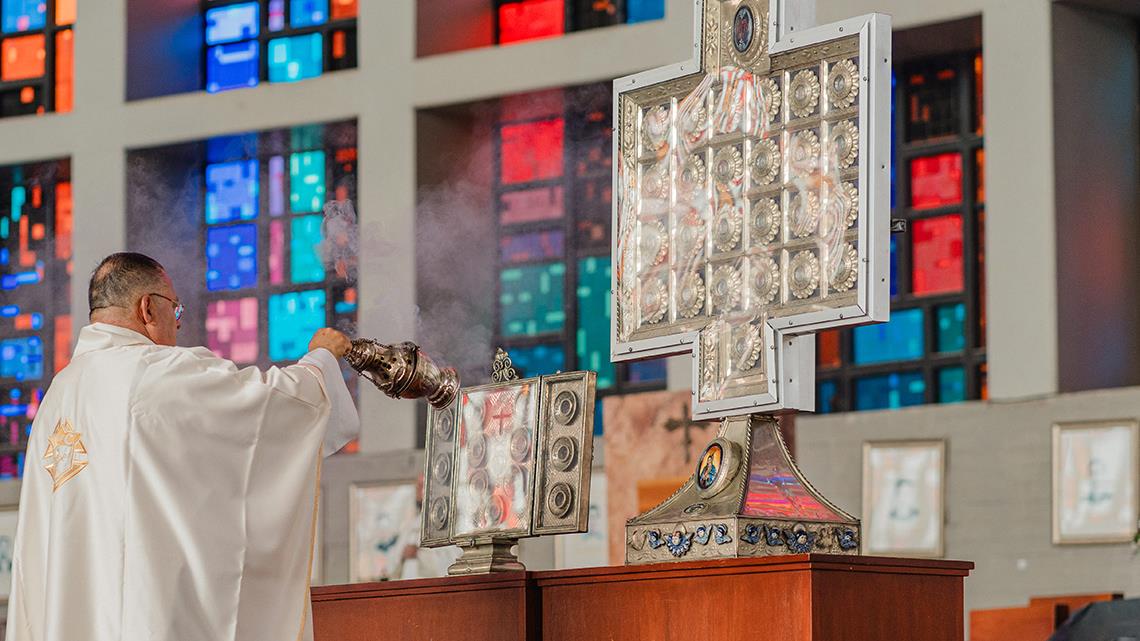 Chaplain Father Eduardo Salcedo